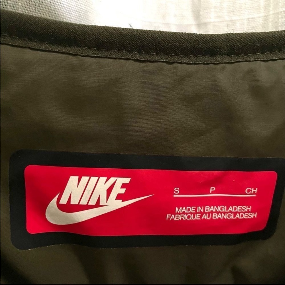 Nike Uptown Short Parka Baselayer PrimaLoft Green size smalll - Picture 6 of 13